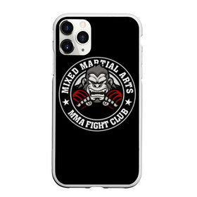 Чехол для iPhone 11 Pro матовый с принтом MMA в Белгороде, Силикон |  | animal | athlet | club | cool | emblem | extreme | fighter | fighting | gorilla | logo | mma | sign | sport | stars | text | атлет | боец | бойцовский | горилла | единоборства | животное | звезды | знак | клуб | крутой | логотип | надпись | перчатки | при