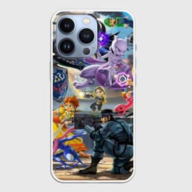 Чехол для iPhone 13 Pro с принтом Super Smash Bros ultimate в Белгороде,  |  | game | mario | nintendo | nintendo all star | pikachu | pokemon | super smash bros | ultimate | джиглипафф | донки конг | зельда | игры | линк | марио | нинтендо | пикачу | покемоны | эш