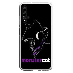 Чехол для Honor 20 с принтом Monstercat в Белгороде, Силикон | Область печати: задняя сторона чехла, без боковых панелей | monstercat | клуб | клубная музыка | кот | котенок | кошка | лейбл | монстар | монстар кет | монстер | музыка | танцевальная музыка | электронная | электронная музыка