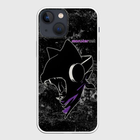 Чехол для iPhone 13 mini с принтом Monstercat в Белгороде,  |  | monstercat | клуб | клубная музыка | кот | котенок | кошка | лейбл | монстар | монстар кет | монстер | музыка | танцевальная музыка | электронная | электронная музыка