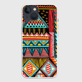 Чехол для iPhone 13 с принтом Африканский стиль в Белгороде,  |  | africa | african | pattern | style | trend | африка | африканский стиль | геометрия | мода | орнамент | паттерн | стиль | тренд
