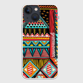 Чехол для iPhone 13 mini с принтом Африканский стиль в Белгороде,  |  | Тематика изображения на принте: africa | african | pattern | style | trend | африка | африканский стиль | геометрия | мода | орнамент | паттерн | стиль | тренд