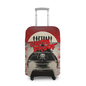 Чехол для чемодана 3D с принтом Death Proof в Белгороде, 86% полиэфир, 14% спандекс | двустороннее нанесение принта, прорези для ручек и колес | death proof | django | grindhouse | planet terror | quentin | rodriguez | tarantino | джанго | квентин | родригес | тарантино