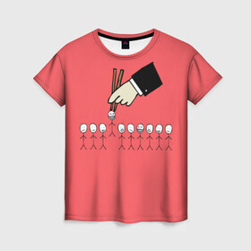 Женская футболка 3D с принтом HR в Белгороде, 100% полиэфир ( синтетическое хлопкоподобное полотно) | прямой крой, круглый вырез горловины, длина до линии бедер | hr | hr manager | hr менеджер | human resources | кадровик | профессии