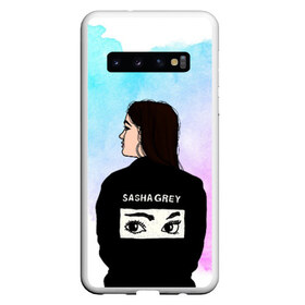 Чехол для Samsung Galaxy S10 с принтом Саша Грей Sasha Grey в Белгороде, Силикон | Область печати: задняя сторона чехла, без боковых панелей | Тематика изображения на принте: sasha grey | актриса | арт | грей | мода | прон | саша грей