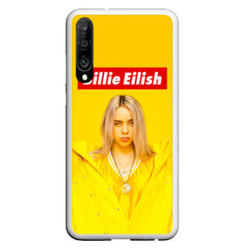 Чехол для Honor P30 с принтом Billie Eilish в Белгороде, Силикон | Область печати: задняя сторона чехла, без боковых панелей | bad guy | bellyache | billie eilish | bury a friend | ocean eyes | when we all fall asleep where do we go | билли айлиш | музыка | певица