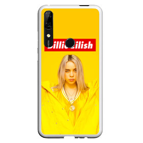 Чехол для Honor P Smart Z с принтом Billie Eilish в Белгороде, Силикон | Область печати: задняя сторона чехла, без боковых панелей | bad guy | bellyache | billie eilish | bury a friend | ocean eyes | when we all fall asleep where do we go | билли айлиш | музыка | певица