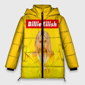 Женская зимняя куртка 3D с принтом Billie Eilish в Белгороде, верх — 100% полиэстер; подкладка — 100% полиэстер; утеплитель — 100% полиэстер | длина ниже бедра, силуэт Оверсайз. Есть воротник-стойка, отстегивающийся капюшон и ветрозащитная планка. 

Боковые карманы с листочкой на кнопках и внутренний карман на молнии | bad guy | bellyache | billie eilish | bury a friend | ocean eyes | when we all fall asleep where do we go | билли айлиш | музыка | певица