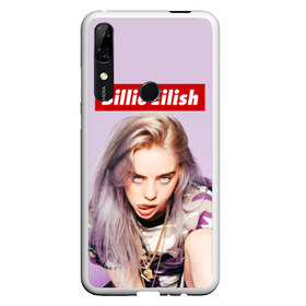 Чехол для Honor P Smart Z с принтом Billie Eilish в Белгороде, Силикон | Область печати: задняя сторона чехла, без боковых панелей | bad guy | bellyache | billie eilish | bury a friend | ocean eyes | when we all fall asleep where do we go | билли айлиш | музыка | певица