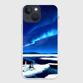 Чехол для iPhone 13 mini с принтом Мальчик и Хаски в Белгороде,  |  | art | impressionism | night | painting | planets | sky | stars | style | van gogh | waves | ван гог | вихрь | волны | живопись | звезды | импрессионизм | искусство | краски | небо | ночь | рисунок | стиль