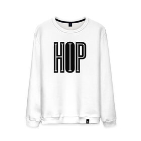 Мужской свитшот хлопок с принтом HIP-HOP в Белгороде, 100% хлопок |  | Тематика изображения на принте: hip hop | logo | music | rap | лого | музыка | реп | хип хоп