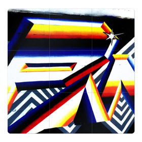 Магнитный плакат 3Х3 с принтом Пантон в Белгороде, Полимерный материал с магнитным слоем | 9 деталей размером 9*9 см | Тематика изображения на принте: felipe pantone | grafiti | paint | street art | urban | город | граффити | искусство | кирпичи | краски | рисунки | стена | улицы | уличное искусство