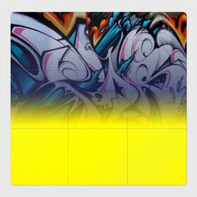 Магнитный плакат 3Х3 с принтом graffiti color в Белгороде, Полимерный материал с магнитным слоем | 9 деталей размером 9*9 см | felipe pantone | grafiti | paint | street art | urban | город | граффити | искусство | кирпичи | краски | рисунки | стена | улицы | уличное искусство