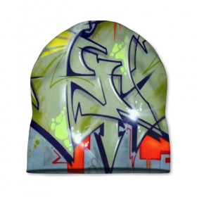 Шапка 3D с принтом graffiti urban в Белгороде, 100% полиэстер | универсальный размер, печать по всей поверхности изделия | felipe pantone | grafiti | paint | street art | urban | город | граффити | искусство | кирпичи | краски | рисунки | стена | улицы | уличное искусство