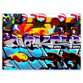 Поздравительная открытка с принтом urban neon в Белгороде, 100% бумага | плотность бумаги 280 г/м2, матовая, на обратной стороне линовка и место для марки
 | felipe pantone | grafiti | paint | street art | urban | город | граффити | искусство | кирпичи | краски | рисунки | стена | улицы | уличное искусство