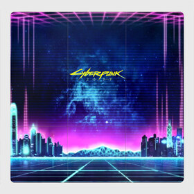 Магнитный плакат 3Х3 с принтом Cyberpunk 2077 в Белгороде, Полимерный материал с магнитным слоем | 9 деталей размером 9*9 см | 