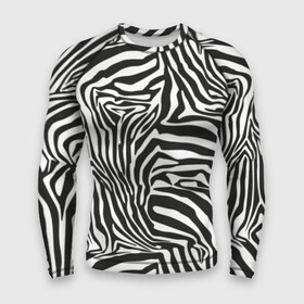Мужской рашгард 3D с принтом Полосы зебры в Белгороде,  |  | abstraction | african | animal | black and white | camouflage | disguise | skin | stripes | zebra | абстракция | африканская | животное | зебры | камуфляж | маскировка | полосы | черно белый