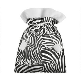 Подарочный 3D мешок с принтом Полосы зебры в Белгороде, 100% полиэстер | Размер: 29*39 см | abstraction | african | animal | black and white | camouflage | disguise | skin | stripes | zebra | абстракция | африканская | животное | зебры | камуфляж | маскировка | полосы | черно белый