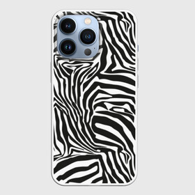 Чехол для iPhone 13 Pro с принтом Полосы зебры в Белгороде,  |  | abstraction | african | animal | black and white | camouflage | disguise | skin | stripes | zebra | абстракция | африканская | животное | зебры | камуфляж | маскировка | полосы | черно белый