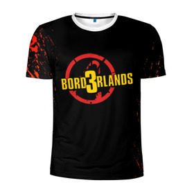 Мужская футболка 3D спортивная с принтом BORDERLANDS 3 в Белгороде, 100% полиэстер с улучшенными характеристиками | приталенный силуэт, круглая горловина, широкие плечи, сужается к линии бедра | 2k | apocalypsis | borderlands | borderlands 3 | fanstastic | game | logo | pandora | play | апокалипсис | бордерлендс | игра | лого | пандора | фантастика