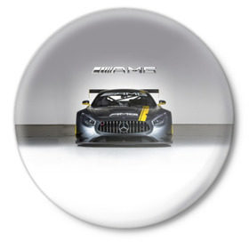 Значок с принтом AMG Motorsport в Белгороде,  металл | круглая форма, металлическая застежка в виде булавки | Тематика изображения на принте: amg | car | mercedes benz | mersedes | motorsport | power | race | автомобиль | автоспорт | гонка | мерседес | мощь
