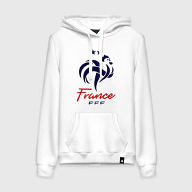 Женская толстовка хлопок с принтом Сборная Франции в Белгороде, френч-терри, мягкий теплый начес внутри (100% хлопок) | карман-кенгуру, эластичные манжеты и нижняя кромка, капюшон с подкладом и шнурком | fff | france | les bleus | les tricolores | сборная франции | сборная франции по футболу | форма | франузская | франузская сборная | франция | французы