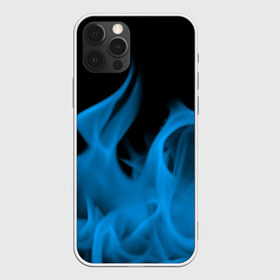 Чехол для iPhone 12 Pro Max с принтом Синий огонь в Белгороде, Силикон |  | fire | flame | in fire | smoke | в огне | дым | огненный | огонь | текстуры