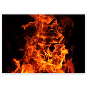 Поздравительная открытка с принтом огонь в Белгороде, 100% бумага | плотность бумаги 280 г/м2, матовая, на обратной стороне линовка и место для марки
 | Тематика изображения на принте: fire | flame | in fire | smoke | в огне | дым | огненный | огонь | текстуры