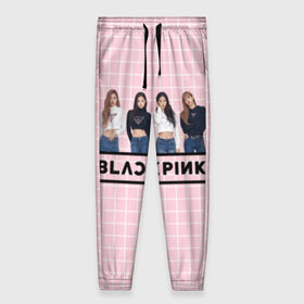 Женские брюки 3D с принтом Black Pink 2019 в Белгороде, полиэстер 100% | прямой крой, два кармана без застежек по бокам, с мягкой трикотажной резинкой на поясе и по низу штанин. В поясе для дополнительного комфорта — широкие завязки | 2019 | black | black pink | k pop | kill | kill this love | korea | logo | music | pink | pop | блек пинк | блэк пинк | газета | девушки | кпоп | лого | музыка | надпись | розовый