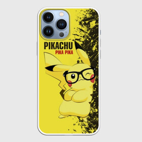 Чехол для iPhone 13 Pro Max с принтом Pikachu Pika Pika в Белгороде,  |  | pika | pikachu | аниме | детская | детям | игры | молния | мышка | мышь | пика | пикачу | покемон | покемоны