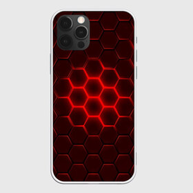 Чехол для iPhone 12 Pro Max с принтом БРОНЯ ИЗ СТАЛИ в Белгороде, Силикон |  | abstraction | geometry | hexagon | techno | абстракция | броня | геометрия | краски | неон | неоновый | сетка | соты | стальная броня | текстура | шестигранники