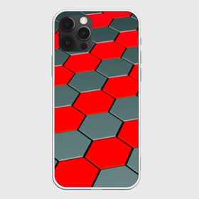 Чехол для iPhone 12 Pro Max с принтом металлическая броня в Белгороде, Силикон |  | abstraction | geometry | hexagon | techno | абстракция | броня | геометрия | краски | неон | неоновый | сетка | соты | стальная броня | текстура | шестигранники