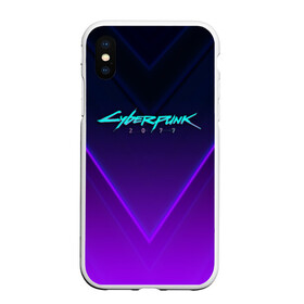 Чехол для iPhone XS Max матовый с принтом CYBERPUNK 2077 в Белгороде, Силикон | Область печати: задняя сторона чехла, без боковых панелей | 2019 | cd project red | cyberpunk 2077 | future | hack | night city | samurai | sci fi | андроиды | безумие | будущее | киберпанк 2077 | логотип | роботы | самураи | фантастика | цифры