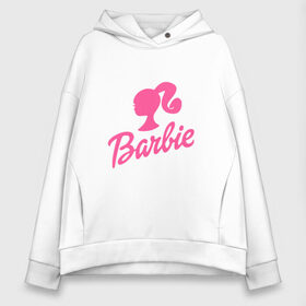 Женское худи Oversize хлопок с принтом Barbie в Белгороде, френч-терри — 70% хлопок, 30% полиэстер. Мягкий теплый начес внутри —100% хлопок | боковые карманы, эластичные манжеты и нижняя кромка, капюшон на магнитной кнопке | barbara | barbie | beauty | doll | girl | idol | perfect | pink | pop | toy | usa | woman | барбара | барби | девушка | игрушка | кукла | поп идол | розовый | силуэт | сша