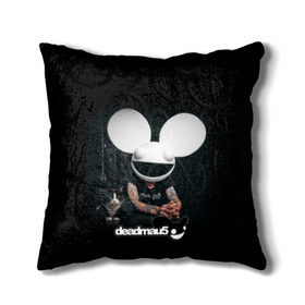 Подушка 3D с принтом Deadmau5 в Белгороде, наволочка – 100% полиэстер, наполнитель – холлофайбер (легкий наполнитель, не вызывает аллергию). | состоит из подушки и наволочки. Наволочка на молнии, легко снимается для стирки | dead | deadmau5 | dj | electro | house | joel | mouse | progressive | thomas | zimmerman | дедмаус | джоэль | диджей | мёртвая | мышь | прогрессив | томас | хаус | циммерман | электро