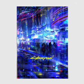 Постер с принтом Cyberpunk 2077 в Белгороде, 100% бумага
 | бумага, плотность 150 мг. Матовая, но за счет высокого коэффициента гладкости имеет небольшой блеск и дает на свету блики, но в отличии от глянцевой бумаги не покрыта лаком | 2077 | cd projekt red | cyberpunk | cyberpunk 2077 | game | арт | будущее | видеоигра | игра | киберпанк 2077 | киборг | киборги