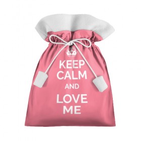 Подарочный 3D мешок с принтом Keep calm and love me в Белгороде, 100% полиэстер | Размер: 29*39 см | Тематика изображения на принте: and | call | crown | girl | heart | keep calm | keyboard | lips | me | red | royal | slogan | text | valentines day | валентина | губы | девиз | девушка | день | и | клавиатура | клавиши | королевская | корона | красный | лозунг | люби | любовь | меня | н