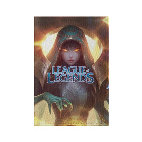 Обложка для паспорта матовая кожа с принтом League of Legends в Белгороде, натуральная матовая кожа | размер 19,3 х 13,7 см; прозрачные пластиковые крепления | kda | lol | rise | rus | skins | варвик | варус | воин | легенд | лига | лол | маг | стрелок | танк | чемпион