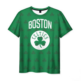 Мужская футболка 3D с принтом Boston Celtics в Белгороде, 100% полиэфир | прямой крой, круглый вырез горловины, длина до линии бедер | boston | boston celtics | celtics | бостон | бостон селтикс