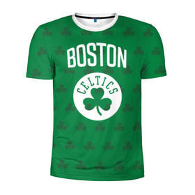 Мужская футболка 3D спортивная с принтом Boston Celtics в Белгороде, 100% полиэстер с улучшенными характеристиками | приталенный силуэт, круглая горловина, широкие плечи, сужается к линии бедра | boston | boston celtics | celtics | бостон | бостон селтикс