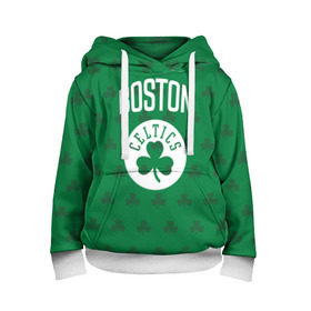 Детская толстовка 3D с принтом Boston Celtics в Белгороде, 100% полиэстер | двухслойный капюшон со шнурком для регулировки, мягкие манжеты на рукавах и по низу толстовки, спереди карман-кенгуру с мягким внутренним слоем | boston | boston celtics | celtics | бостон | бостон селтикс