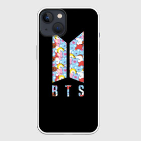 Чехол для iPhone 13 с принтом BTS BT21 в Белгороде,  |  | bangtan boys | bt21 | bts | bts army | bts stickers | j hope | jimin | jin | jungkook | k pop | rap monster | rapmon | suga | v | бтс | корея | стикеры bts