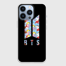 Чехол для iPhone 13 Pro с принтом BTS BT21 в Белгороде,  |  | Тематика изображения на принте: bangtan boys | bt21 | bts | bts army | bts stickers | j hope | jimin | jin | jungkook | k pop | rap monster | rapmon | suga | v | бтс | корея | стикеры bts