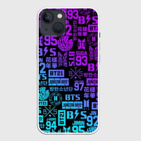 Чехол для iPhone 13 с принтом BTS в Белгороде,  |  | bangtan boys | bt21 | bts | bts army | bts stickers | j hope | jimin | jin | jungkook | k pop | rap monster | rapmon | suga | v | бтс | корея | стикеры bts