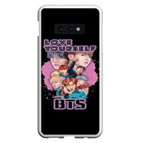 Чехол для Samsung S10E с принтом Bts Army Art в Белгороде, Силикон | Область печати: задняя сторона чехла, без боковых панелей | bangtan | boy | j hope | jimin | jin | jungkook | korea | luv | rm | suga | v | with | бтс | кей | поп