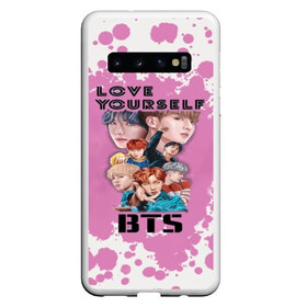 Чехол для Samsung Galaxy S10 с принтом Bts Army Art в Белгороде, Силикон | Область печати: задняя сторона чехла, без боковых панелей | bangtan | boy | j hope | jimin | jin | jungkook | korea | luv | rm | suga | v | with | бтс | кей | поп