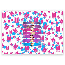 Поздравительная открытка с принтом Bts Lover Yourself в Белгороде, 100% бумага | плотность бумаги 280 г/м2, матовая, на обратной стороне линовка и место для марки
 | Тематика изображения на принте: bangtan | boy | j hope | jimin | jin | jungkook | korea | luv | rm | suga | v | with | бтс | кей | поп