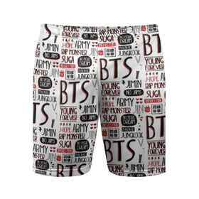 Мужские шорты 3D спортивные с принтом BTS Collage в Белгороде,  |  | bangtan | boy | j hope | jimin | jin | jungkook | korea | luv | rm | suga | v | with | бтс | кей | поп