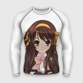 Мужской рашгард 3D с принтом Харухи Судзумия в Белгороде,  |  | anime girl | haruhi suzumiya | suzumiya haruhi no | аниме | девушки аниме | манга | меланхолия харухи судзумии | харухи судзумия