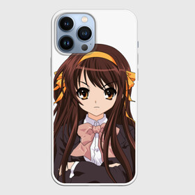 Чехол для iPhone 13 Pro Max с принтом Харухи Судзумия в Белгороде,  |  | anime girl | haruhi suzumiya | suzumiya haruhi no | аниме | девушки аниме | манга | меланхолия харухи судзумии | харухи судзумия